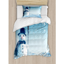 Wintry Land Snowy Cold Duvet Cover Set