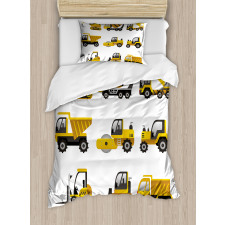 Big Vehicles Art Duvet Cover Set