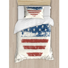 Patriotic Flag USA Duvet Cover Set