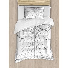 Monochrome Cobweb Duvet Cover Set