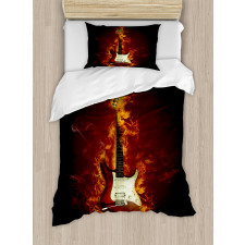 Instrument in Flames Duvet Cover Set