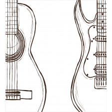 Doodle Style Instruments Duvet Cover Set
