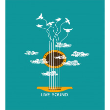Musical Freedom Bird Duvet Cover Set