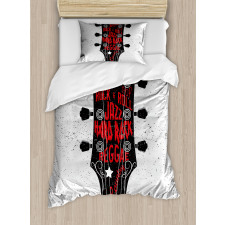 Blues Pop Hard Rock Duvet Cover Set