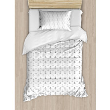 Hipster Little Hearts Duvet Cover Set