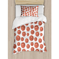 Realistic Style Ball Duvet Cover Set