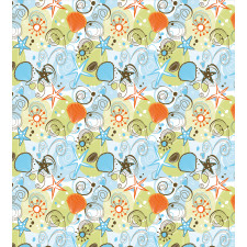 Retro Beach Pattern Duvet Cover Set