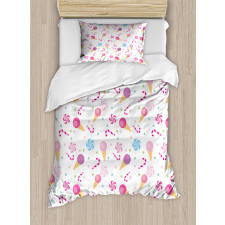 Sweets Ice Cream Candy Duvet Cover Set
