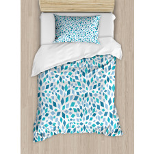 Abstract Mosaic Blue Tones Duvet Cover Set