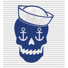 Anchor and Captains Hat Duvet Cover Set