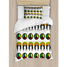 Colorful Reggae Duvet Cover Set