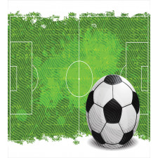 Grunge Football Design Duvet Cover Set