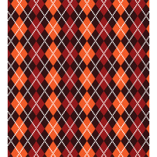 Autumn Scottish Argyle Duvet Cover Set