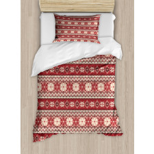 Scandinavian Xmas Snow Duvet Cover Set