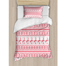 Winter Time Reindeers Duvet Cover Set