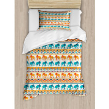 Exotic Geometric Art Duvet Cover Set