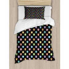 Funny Confused Serious Duvet Cover Set