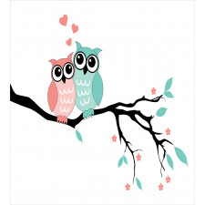 Owl Couple Duvet Cover Set