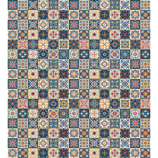 Portuguese Tiles Motif Duvet Cover Set