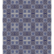 Squares Azulejo Tiles Duvet Cover Set