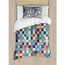 Ornate Patchwork Motif Duvet Cover Set