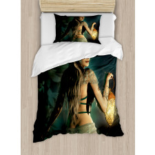 Elf Princess Lantern Duvet Cover Set