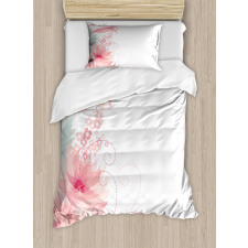 Romance Watercolor Duvet Cover Set