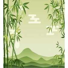 Japanese Bamboo Tree Duvet Cover Set