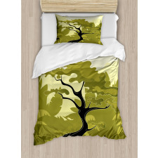 Japanese Jungle Duvet Cover Set