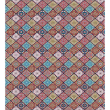 Colorful Mosaic Floral Duvet Cover Set