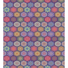 Oriental Hexagon Motif Duvet Cover Set