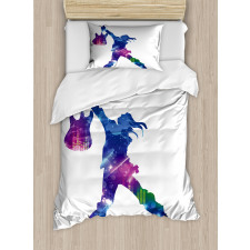 Colorful Party Star Duvet Cover Set