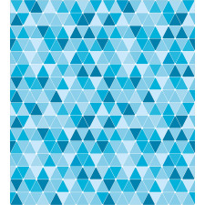 Geometric Triangles Mosaic Duvet Cover Set
