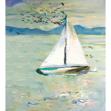 Monet Sailing Boat Duvet Cover Set