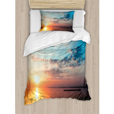 Dreamlike Twilight Scenery Duvet Cover Set