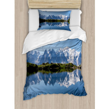 Mont Blanc Alps France Duvet Cover Set