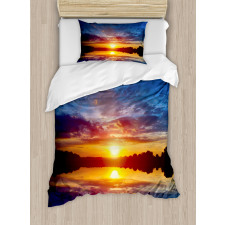 Dreamy Sunset Scenery Duvet Cover Set