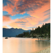 Sunset at Lake Tahoe USA Duvet Cover Set