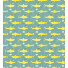 Friendly Yellow Fishes Duvet Cover Set