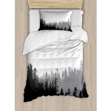Abstract Wild Spruces Duvet Cover Set