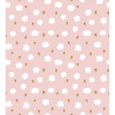 Stars and Clouds Pattern Duvet Cover Set