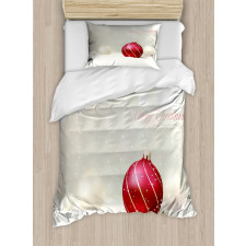 Bauble with Lines Duvet Cover Set
