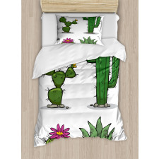 Mexican Flora Pattern Duvet Cover Set