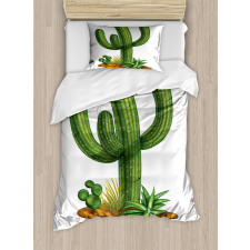 Arid Climate Saguaro Duvet Cover Set