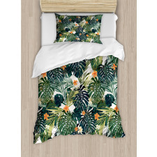 Colorful Polynesia Plant Duvet Cover Set