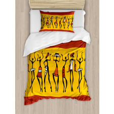 Dancing People Duvet Cover Set