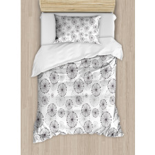 Dandelion Motif Duvet Cover Set