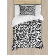 Simple Flower Duvet Cover Set