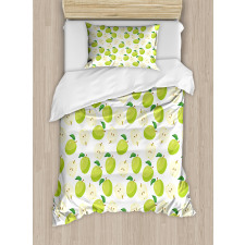 Cartoonish Fruit Anatomy Duvet Cover Set