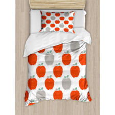 Doodle Style Fruit Duvet Cover Set